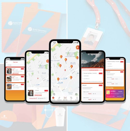 Sac Nhanh App Branding